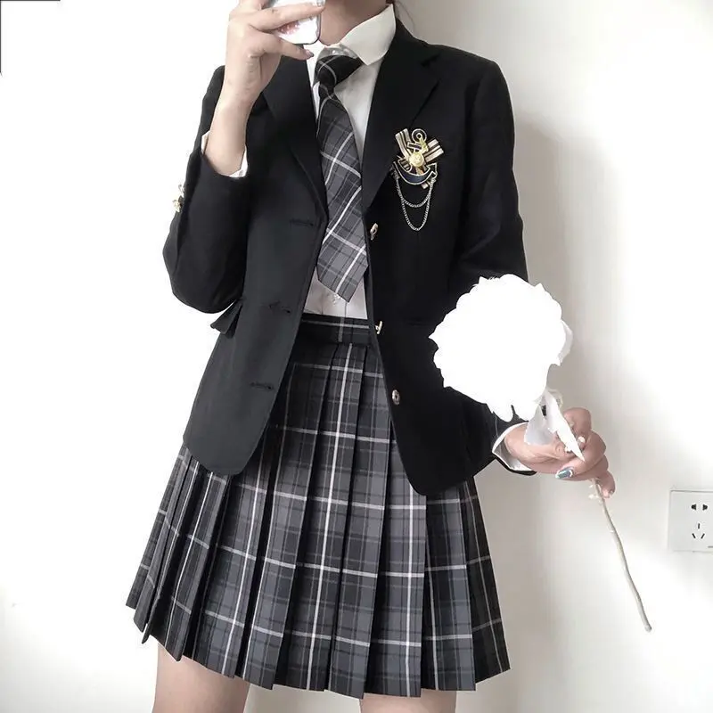 セーラー服 学院風制服ジャケットスカートセット