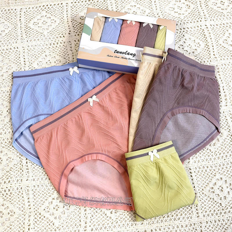 やさしい肌触り 蝶結び サニタリーショーツ