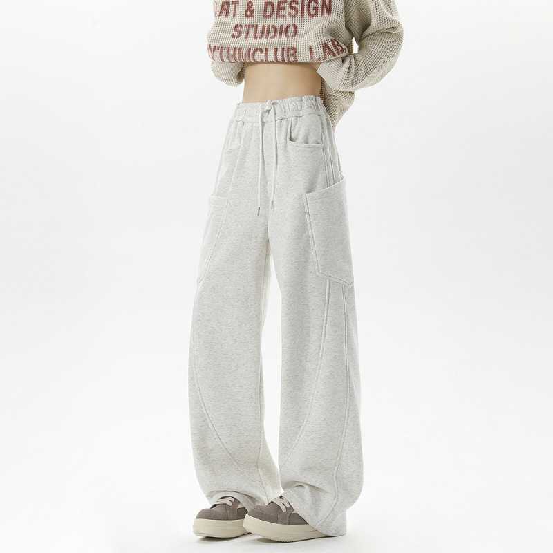 フレアパンツ 裾広がりゆったりシルエットスウェットフレアパンツ