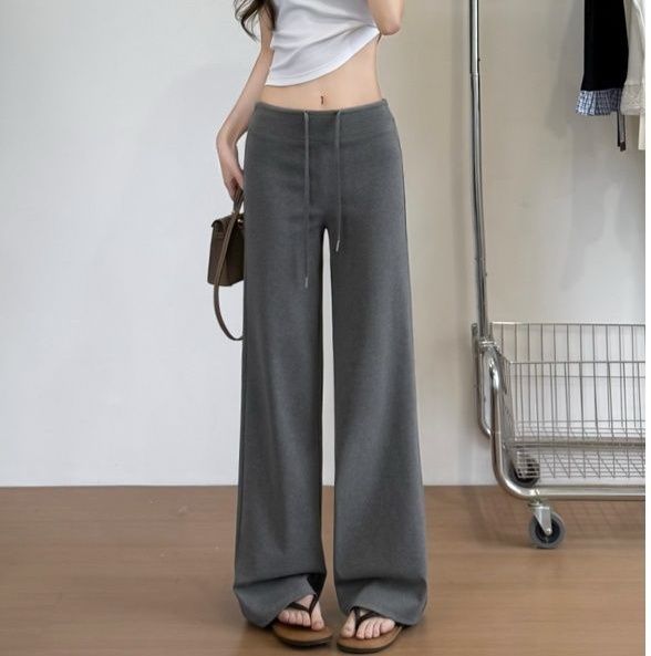 フレアパンツ 優雅なゆったりフレアスウェット