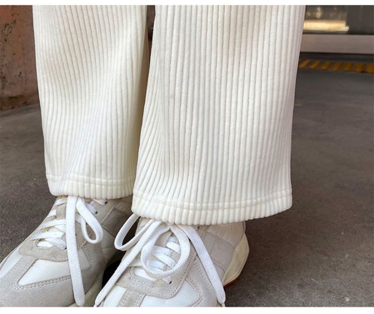 フレアパンツ なめらか美脚リブフレアパンツ