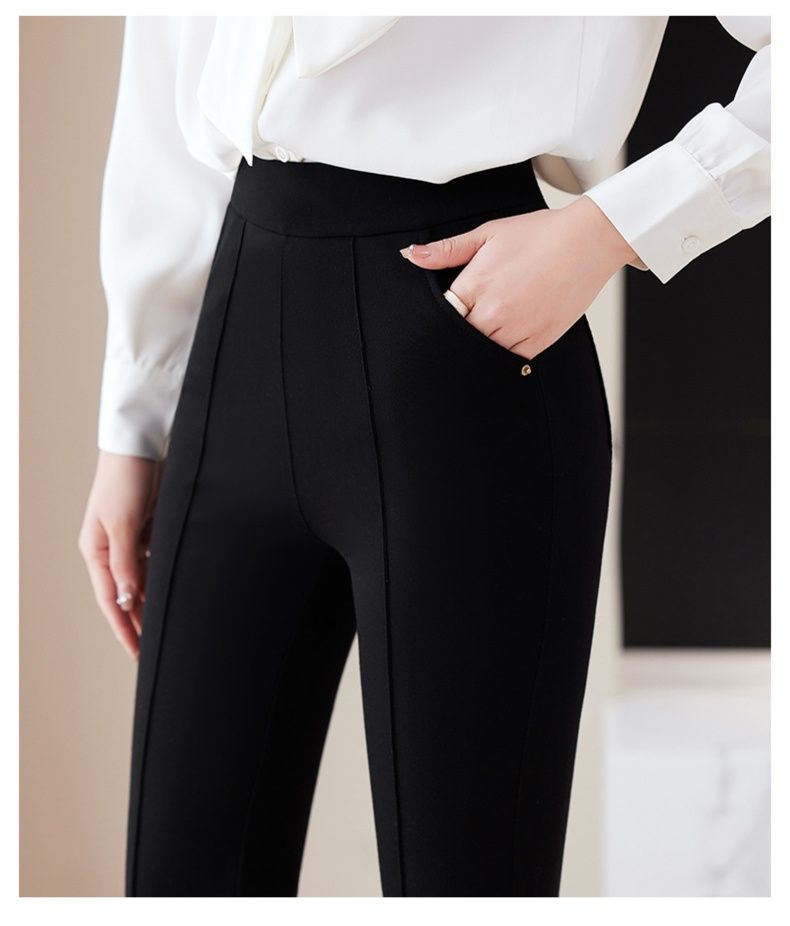 フレアパンツ 美脚効果抜群フレアパンツスーツ