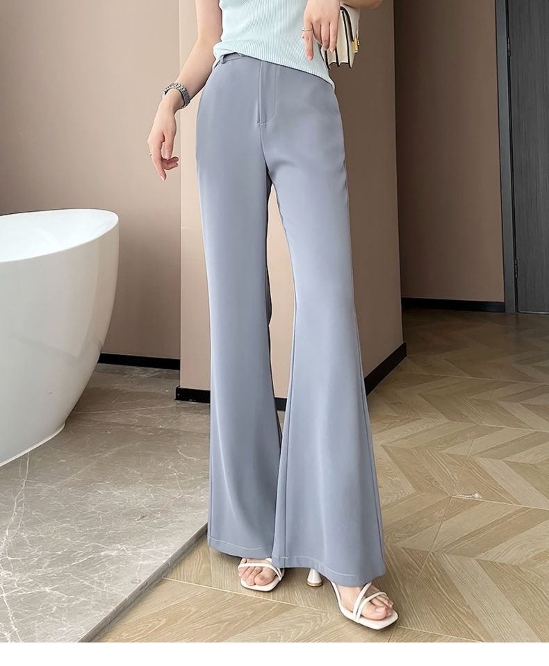 フレアパンツ シルエット美人のフレアパンツスーツ