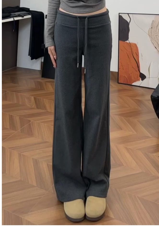 フレアパンツ リラックスフレアスウェットパンツ