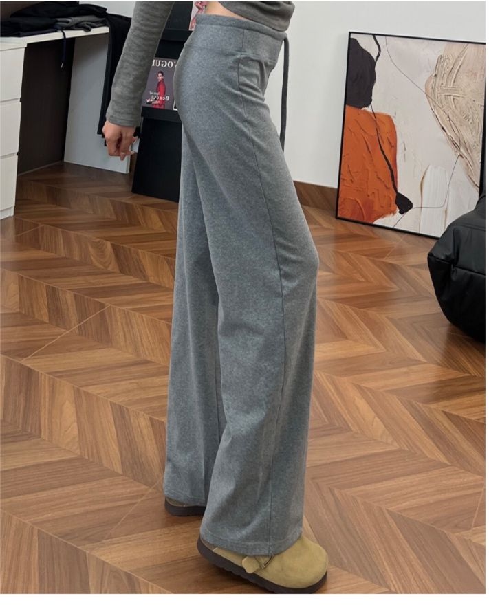 フレアパンツ リラックスフレアスウェットパンツ