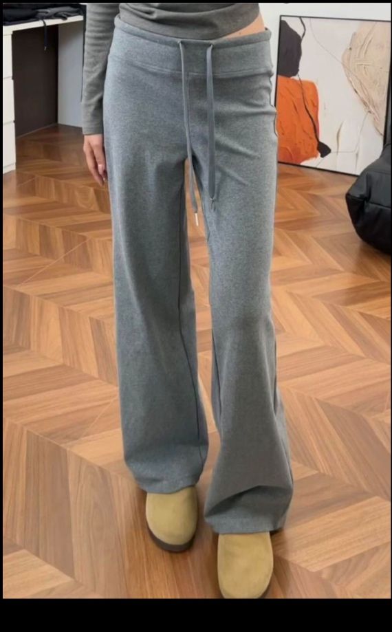 フレアパンツ リラックスフレアスウェットパンツ