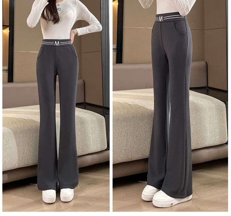 フレアパンツ イニシャルラインフレアスラックス