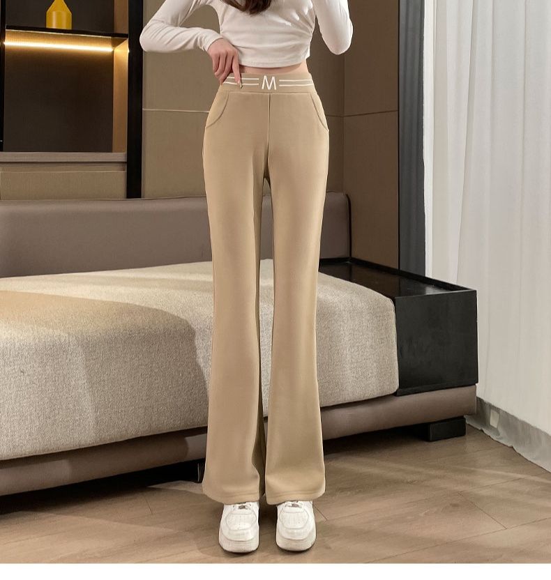フレアパンツ イニシャルラインフレアスラックス
