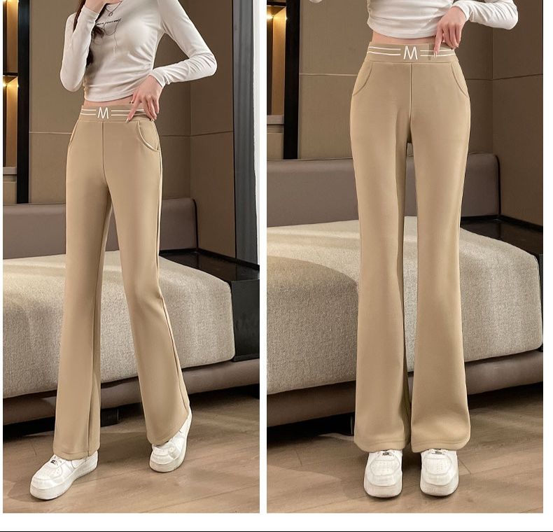 フレアパンツ イニシャルラインフレアスラックス