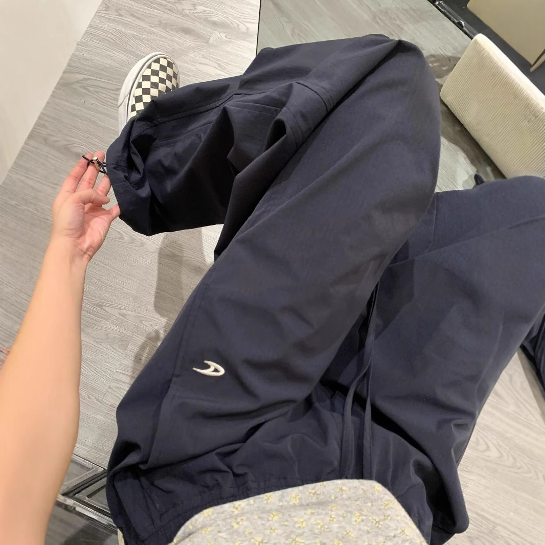 フレアパンツ ゆったりドローコード フレアパンツ