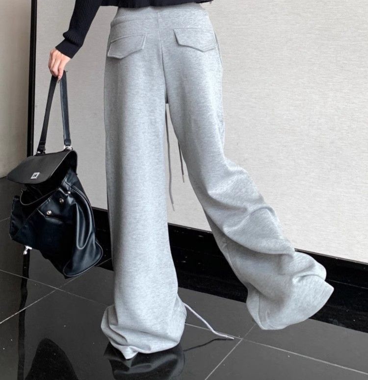 フレアパンツ ゆったりリラックスフレアパンツ