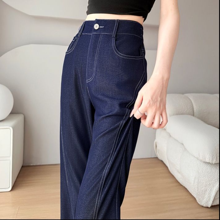 フレアパンツ すっきりシルエットフレアデニム