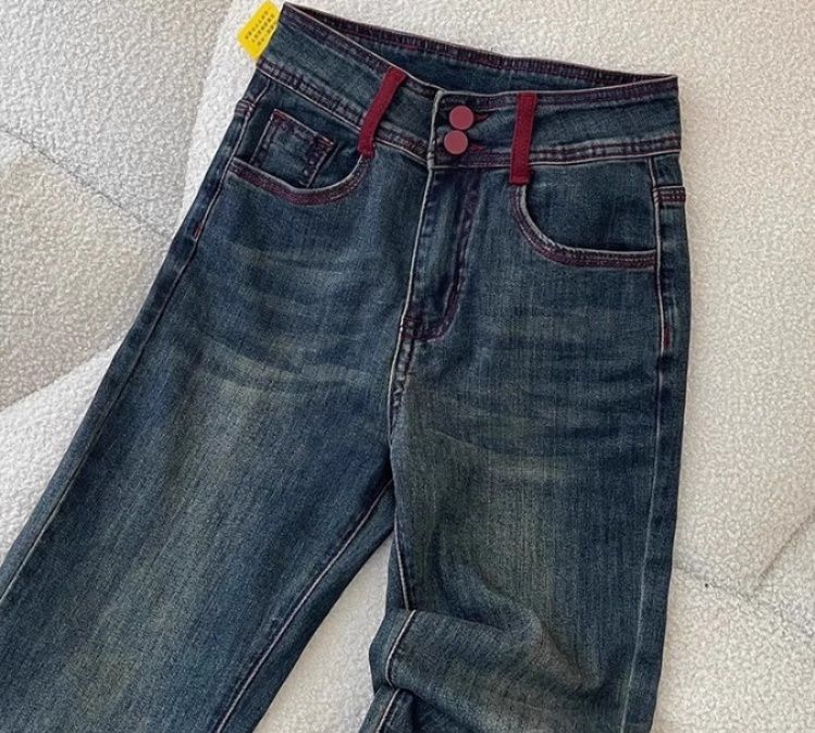 フレアパンツ 美脚強調ハイウエストフレアパンツ