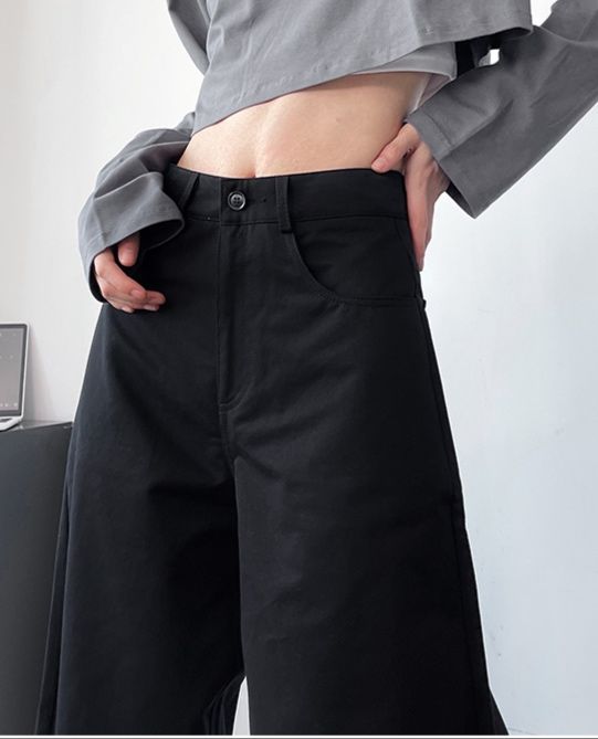 フレアパンツ 立体裁剪フレアデニムパンツ