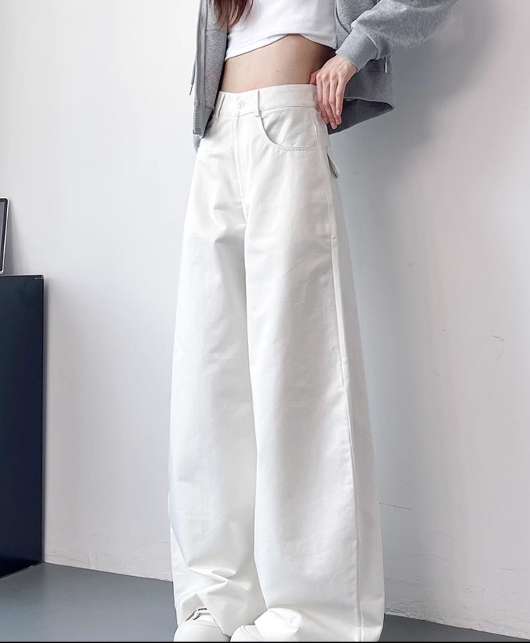 フレアパンツ 立体裁剪フレアデニムパンツ