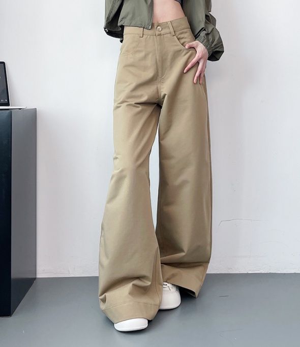 フレアパンツ 立体裁剪フレアデニムパンツ