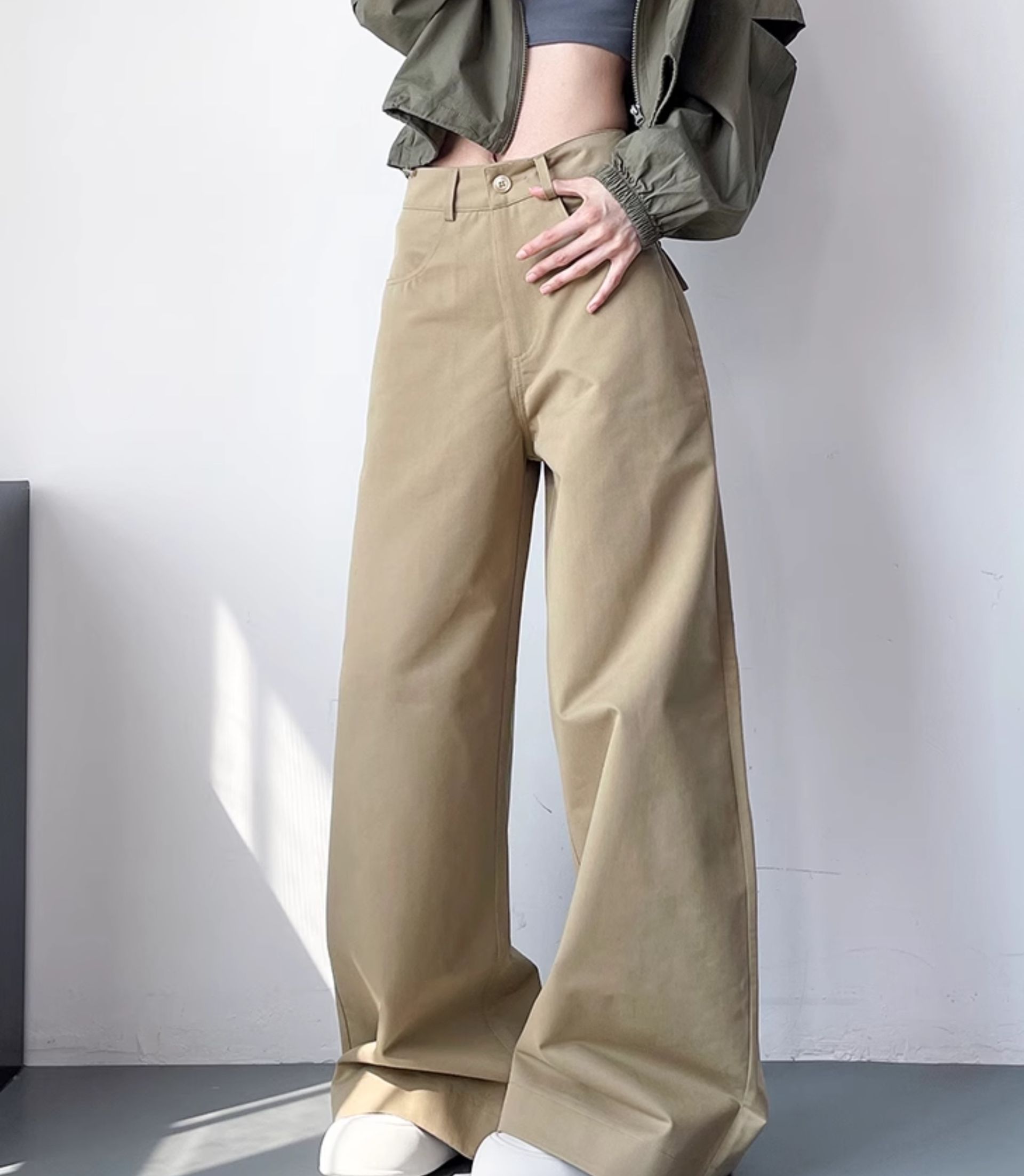 フレアパンツ 立体裁剪フレアデニムパンツ