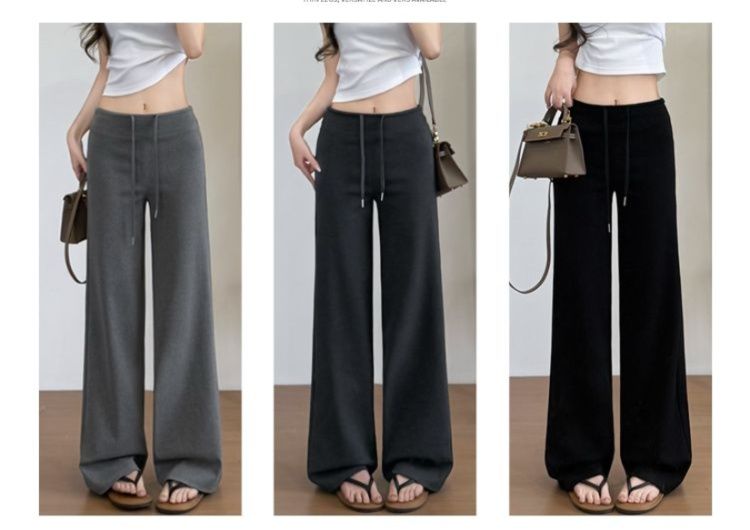 フレアパンツ 優雅なゆったりフレアスウェット