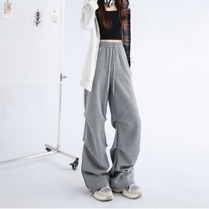 フレアパンツ ゆったりフレアスウェットパンツ