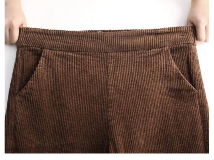 フレアパンツ 上品な裾広がり美脚スラックス