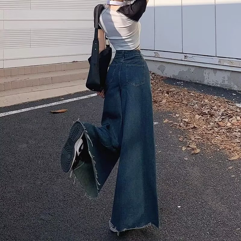 フレアパンツ 超ワイドフレアデニム
