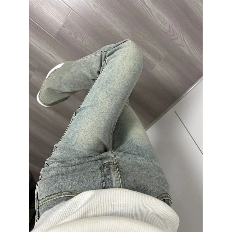 フレアパンツ 大人の美脚フレアデニム