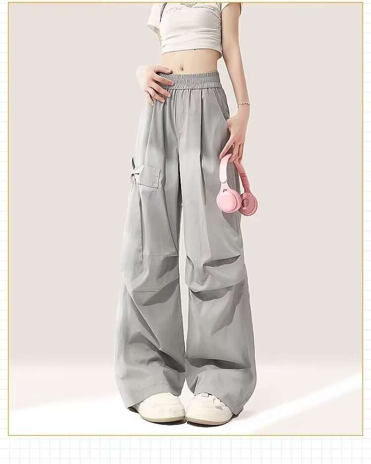フレアパンツ リボン結び ゆったりフレアパンツ