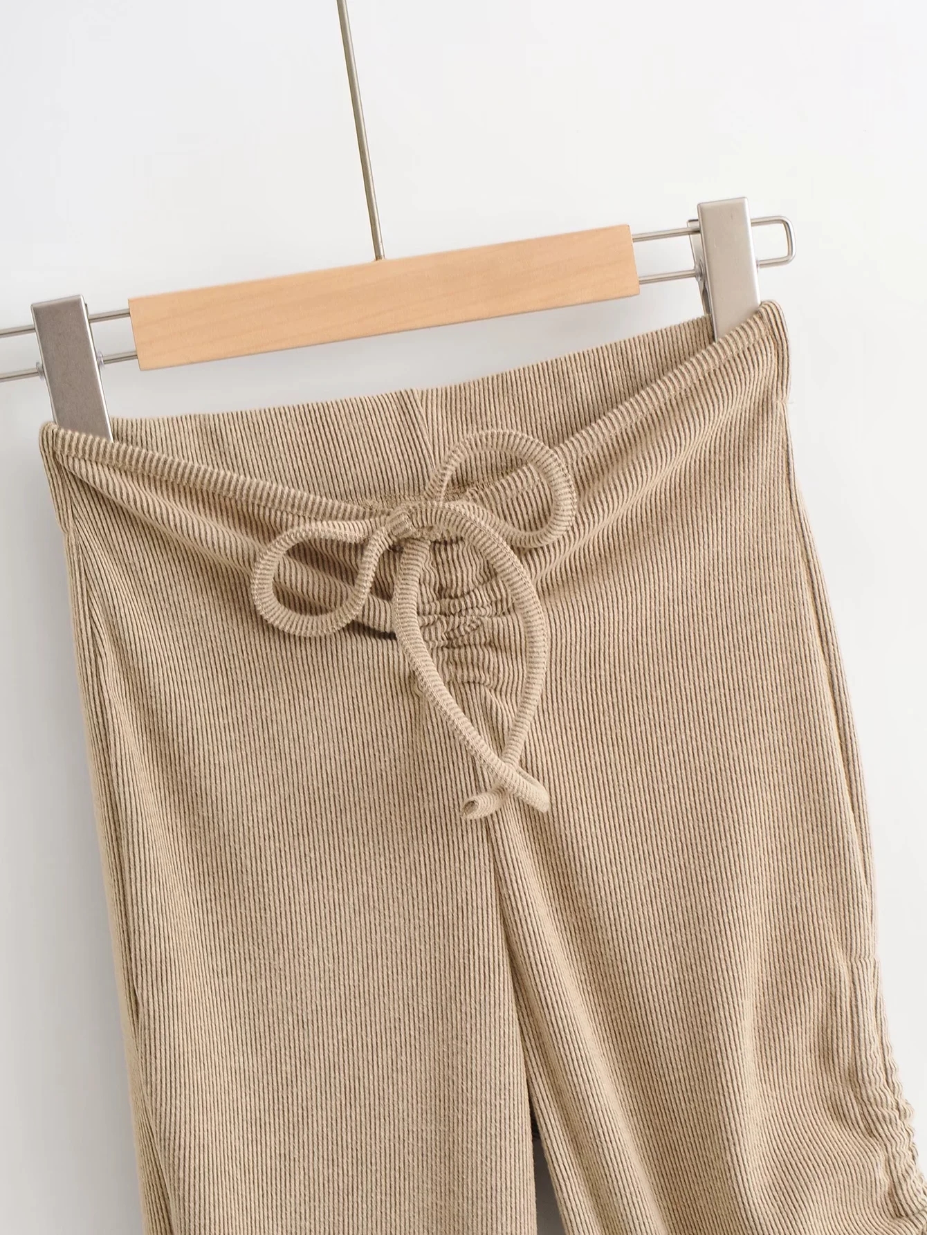 フレアパンツ リボン結び切りかけフレアパンツ