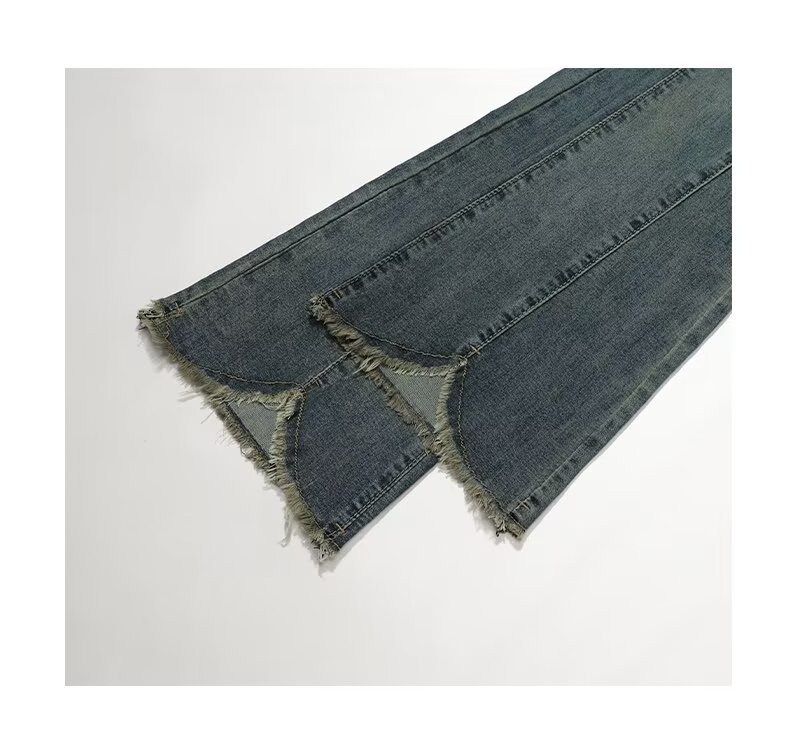 フレアパンツ 美脚効果抜群ハイウエスト広がり裾長め丈