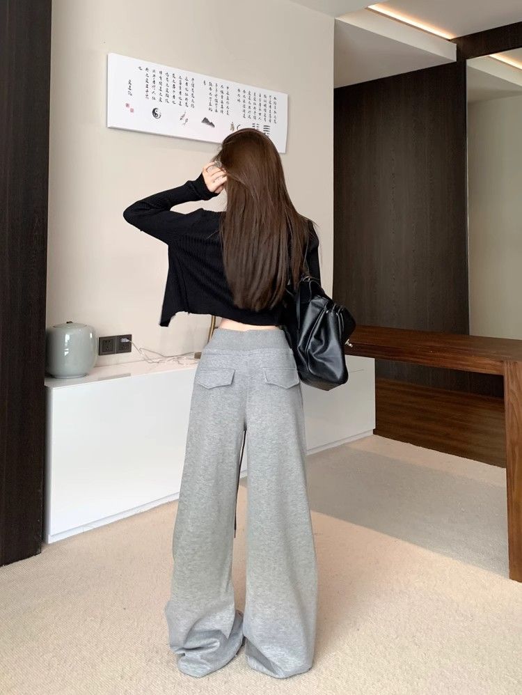 フレアパンツ ゆったりリラックスフレアパンツ