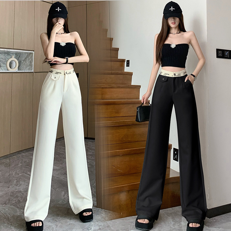 フレアパンツ エレガント美脚フレア広がりスラックスパンツ