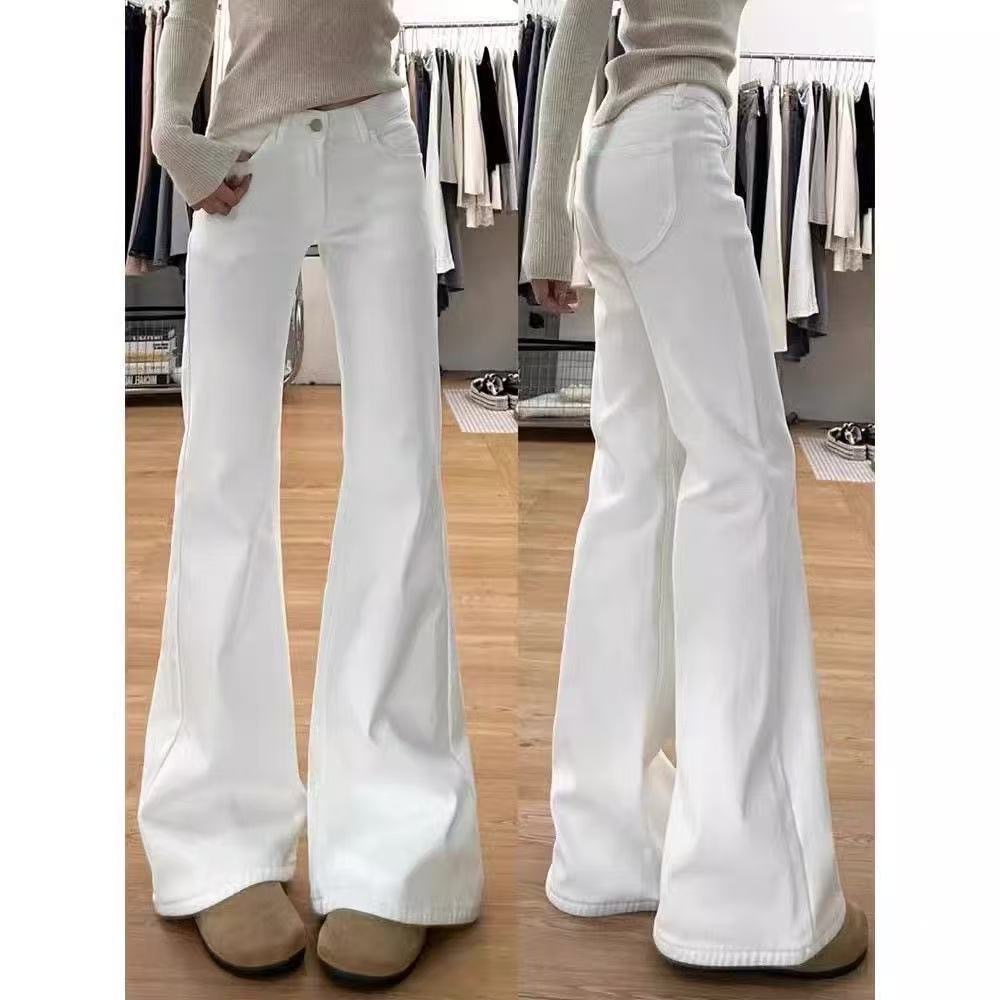 フレアパンツ 究極の美脚フレアデニム