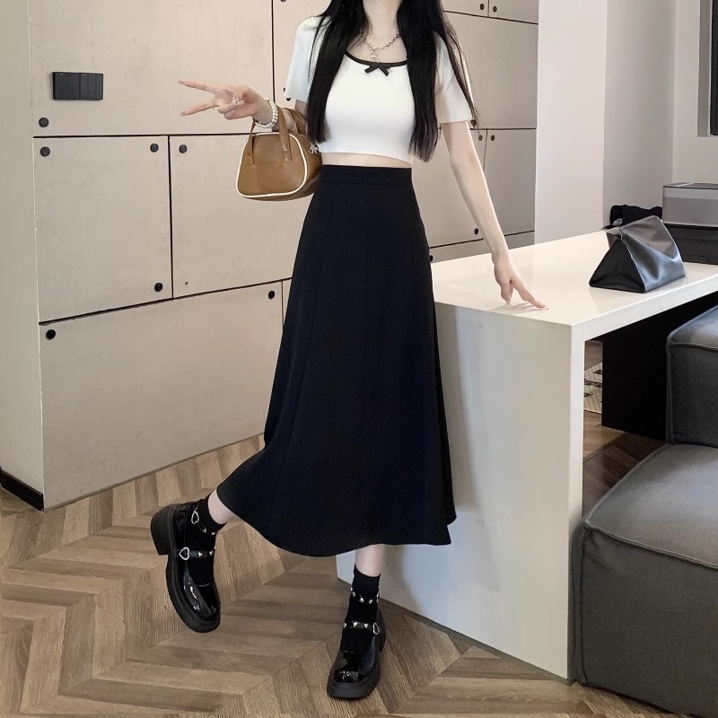 フレアパンツ エレガントフレアロングスカート