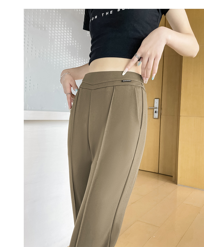 フレアパンツ なめらか美脚フレアスラックス