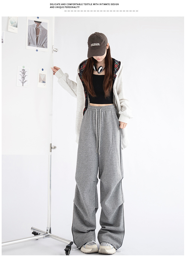 フレアパンツ ゆったりフレアスウェットパンツ