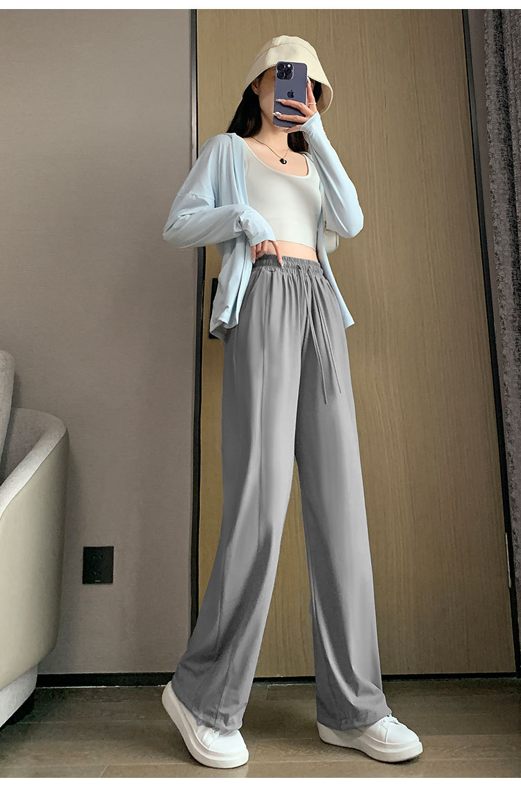 フレアパンツ ゆったりドレープフレアパンツ