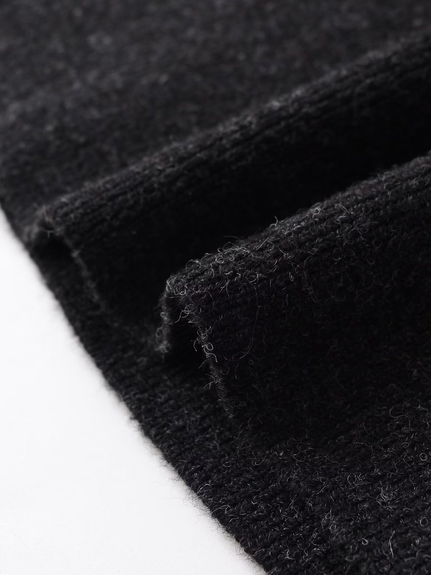 フレアスカート ラップ風デザイン上品ニットフレアスカート