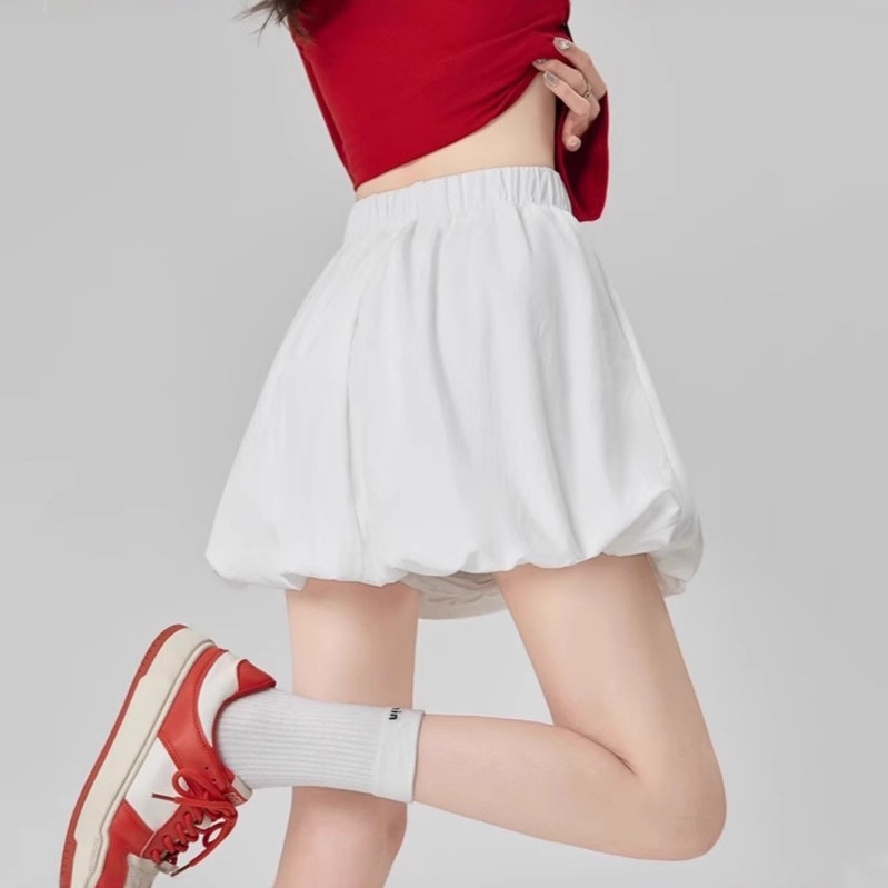 フレアスカート バルーンシルエットふんわり広がるフレアスカート