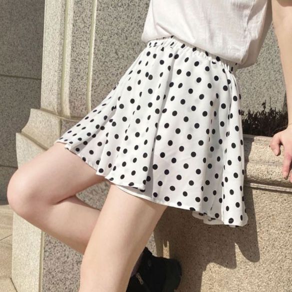 花柄プリントハイウエストフレアスカート