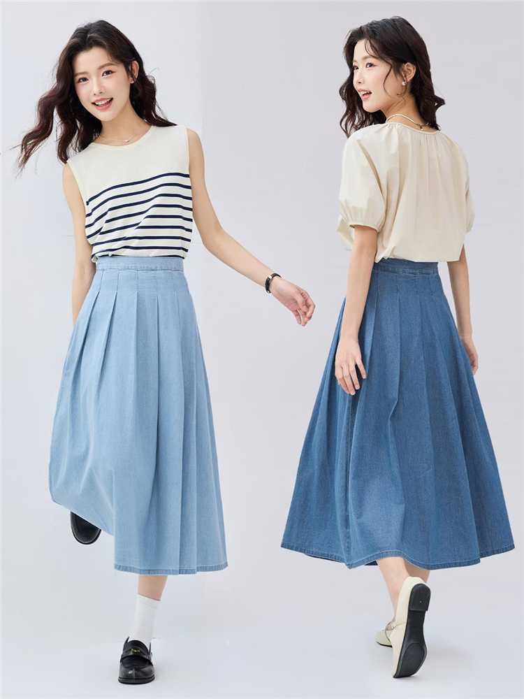 !デニムフレアスカートコーディネートで毎日のおしゃれが楽しくなるおすすめ5選