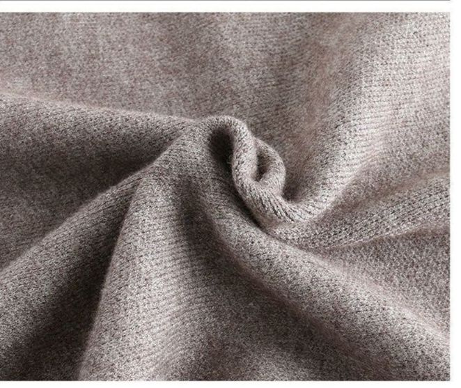 フレアスカート ケーブル編みポケット付きニットフレアスカート