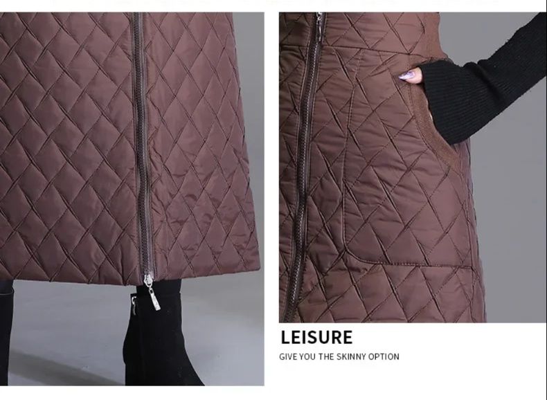 フレアスカート キルティング中綿入りフロントジップフレアスカート