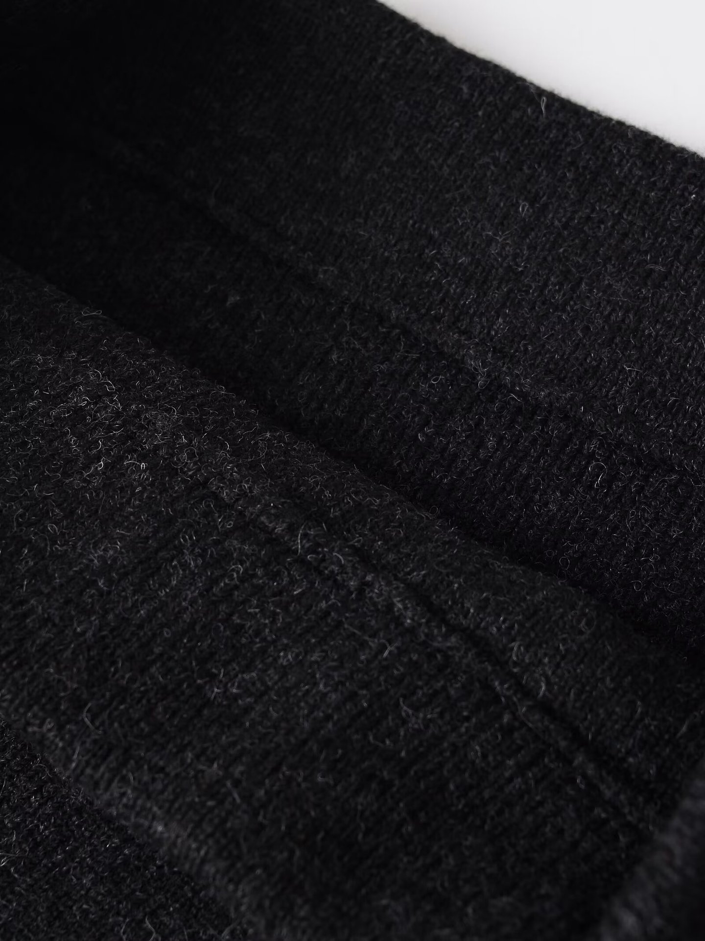 フレアスカート ラップ風デザイン上品ニットフレアスカート