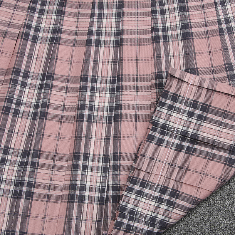 フレアスカート チェック柄プリーツフレアスカート