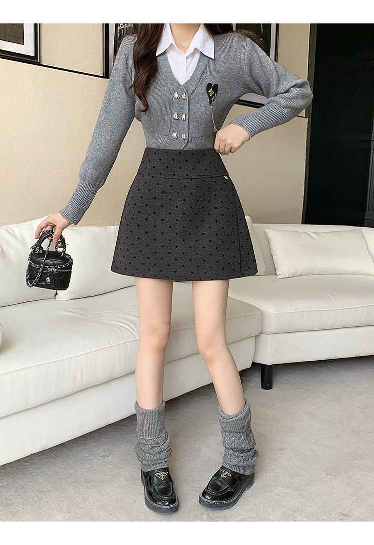 フレアスカート 裾広がり美シルエットフレアスカート