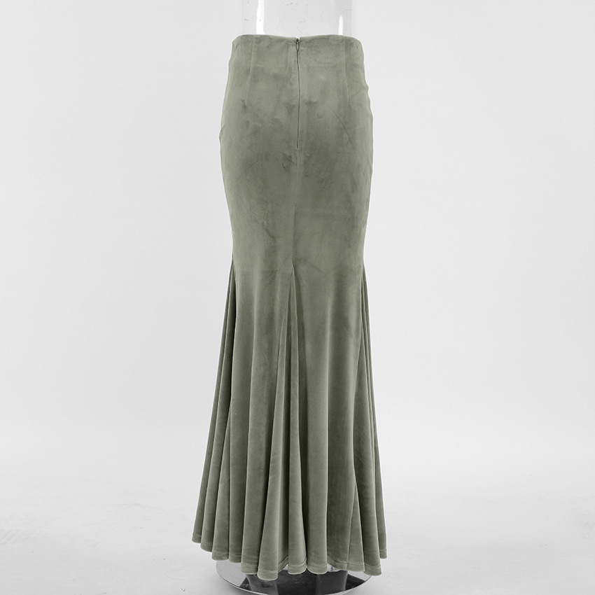 フレアスカート エレガントマーメイドシルエットフレアスカート