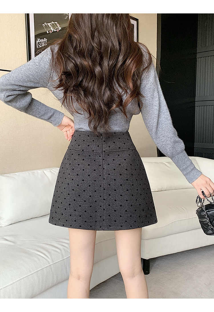 フレアスカート 裾広がり美シルエットフレアスカート