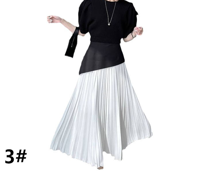 フレアスカート 秋冬新作 マキシ丈プリーツスカート 韓国風 上品 着回し抜群