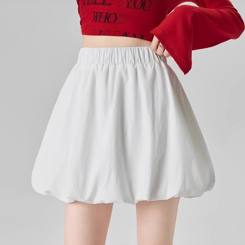 フレアスカート バルーンシルエットふんわり広がるフレアスカート