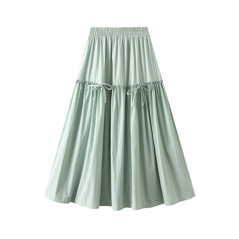 ティアードフレアスカート マキシ・ロング丈 3色展開